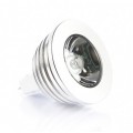 RGB - 3 Watt 12v MR16 Multicolour LED Bulb with Remote 35W Equivalent